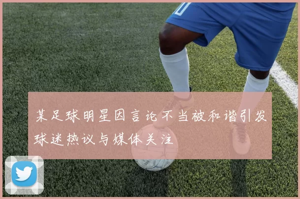 某足球明星因言论不当被和谐引发球迷热议与媒体关注
