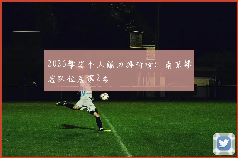 2026攀岩个人能力排行榜：南京攀岩队位居第2名